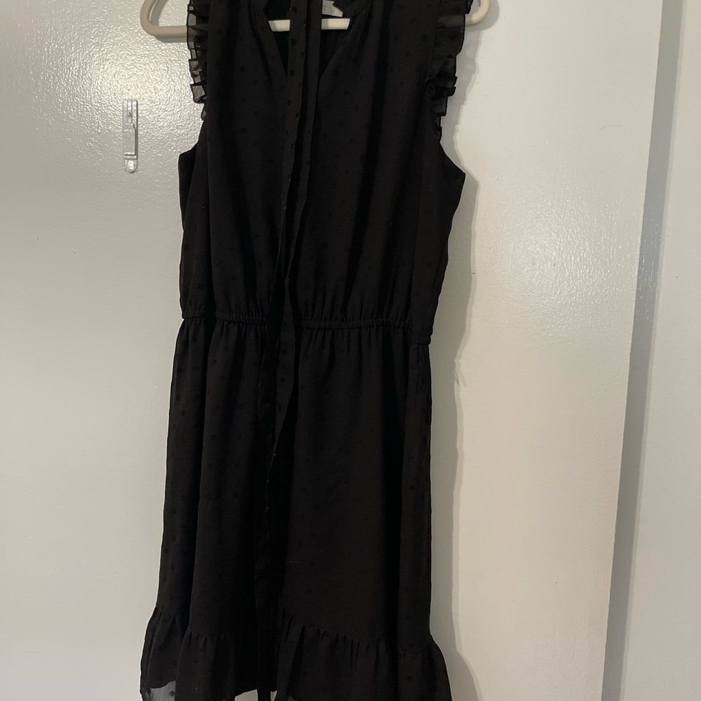 LOFT Black Casual Dress